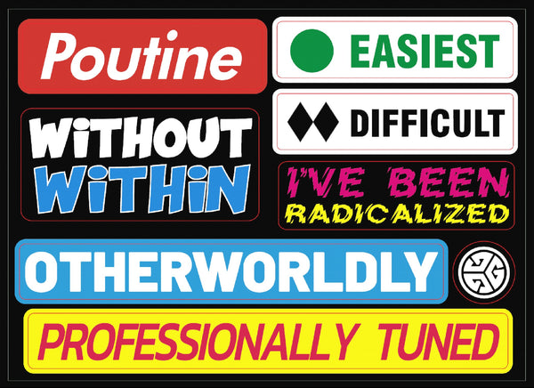 Funny stickers page  5 x 7