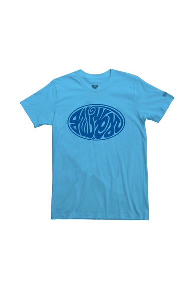 Grubwear cool retro blue t-shirt filmore