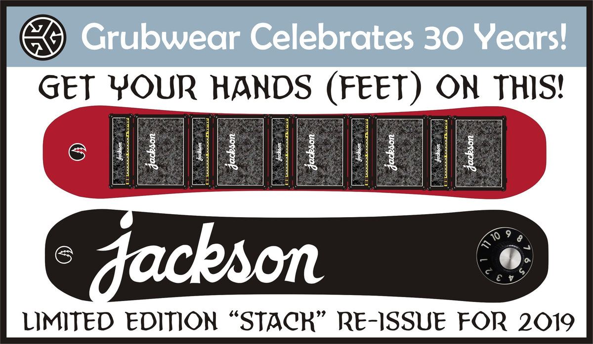 Grubwear Hits our Target for 30 Year Anniversary re-launch of the JACKSON STACK Snowboard