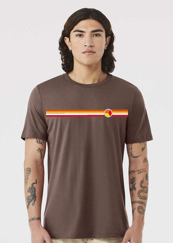 Retro TRI-G Striped t-shirt by Grubwear