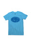 Grubwear cool retro blue t-shirt filmore 